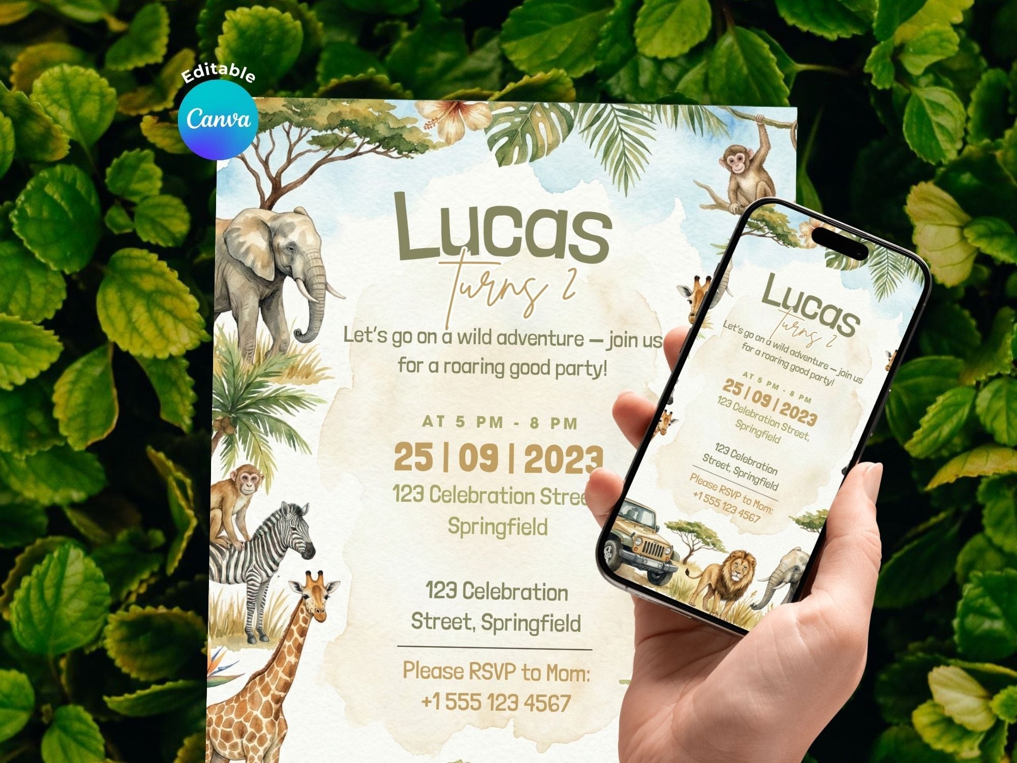 Boys' Party Invitations