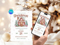 Christmas Joy Party Invitation – Editable Canva Template – Share or Printable 5x7 – Instant Download
