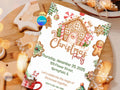 Christmas Celebration Invitation – Editable Canva Template – Share or Printable 5x7 – Instant Download