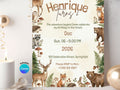 Forest Birthday Invitation – Editable Canva Template – Share or Printable 5x7 – Instant Download