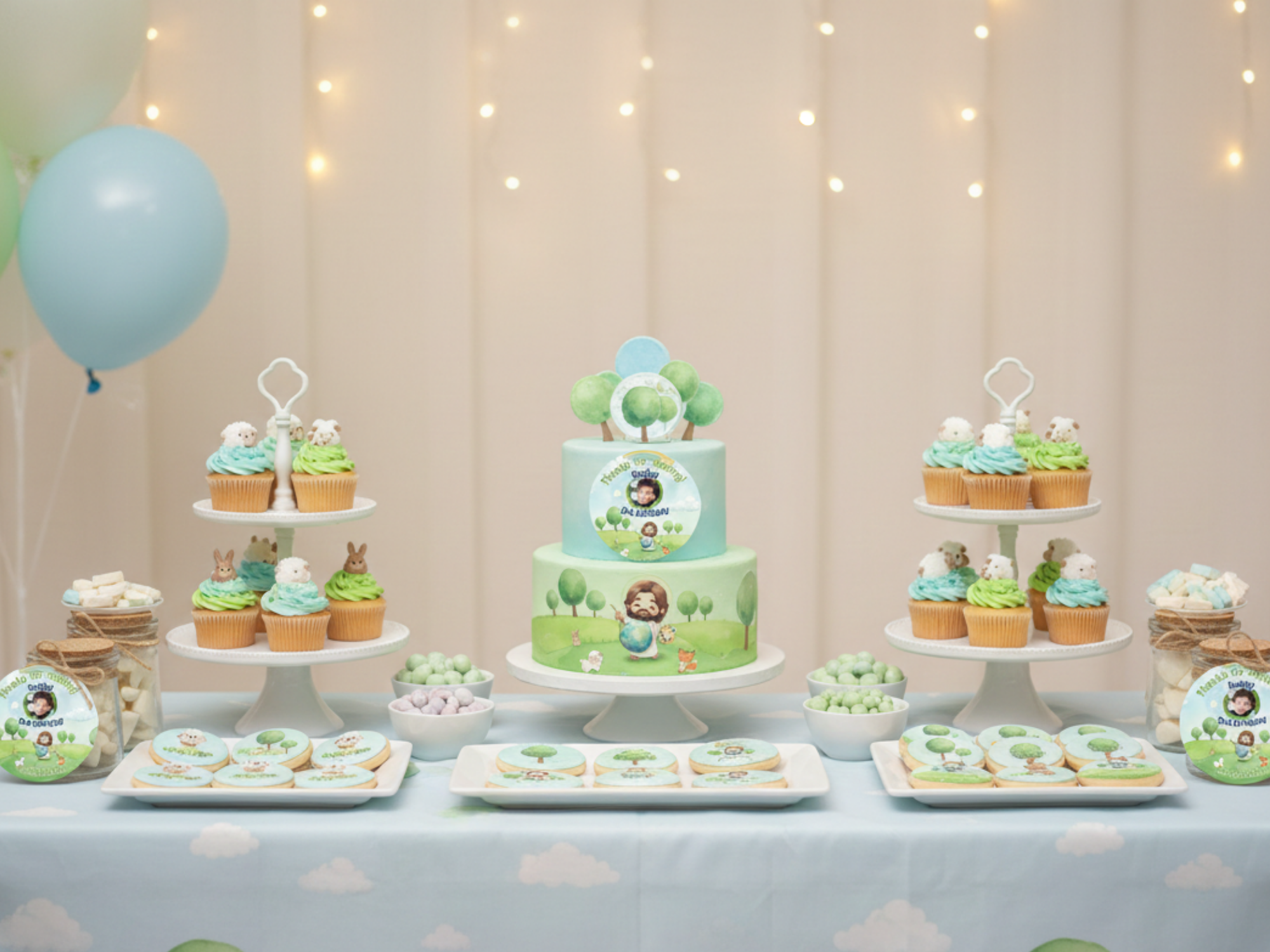 Jesus The Painter Invitation FULL PARTY BUNDLE - Video Invite & Matching Printables