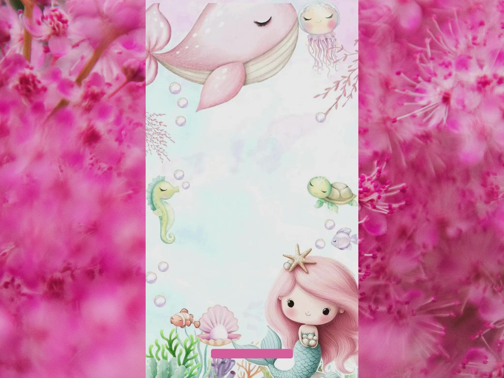 Under The Sea Birthday Invitation – Editable Canva Template – Share video mp4 – Instant Download
